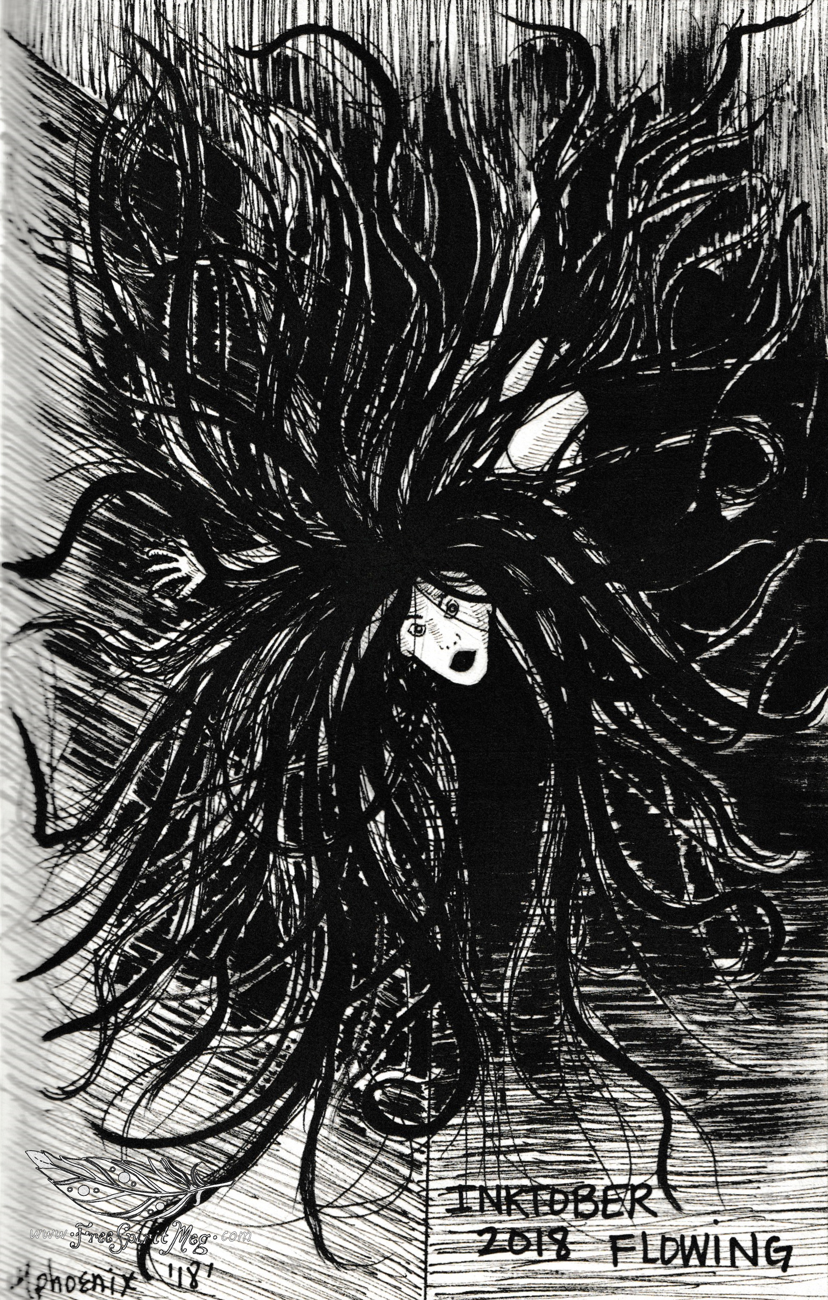Inktober 2018 – Flowing