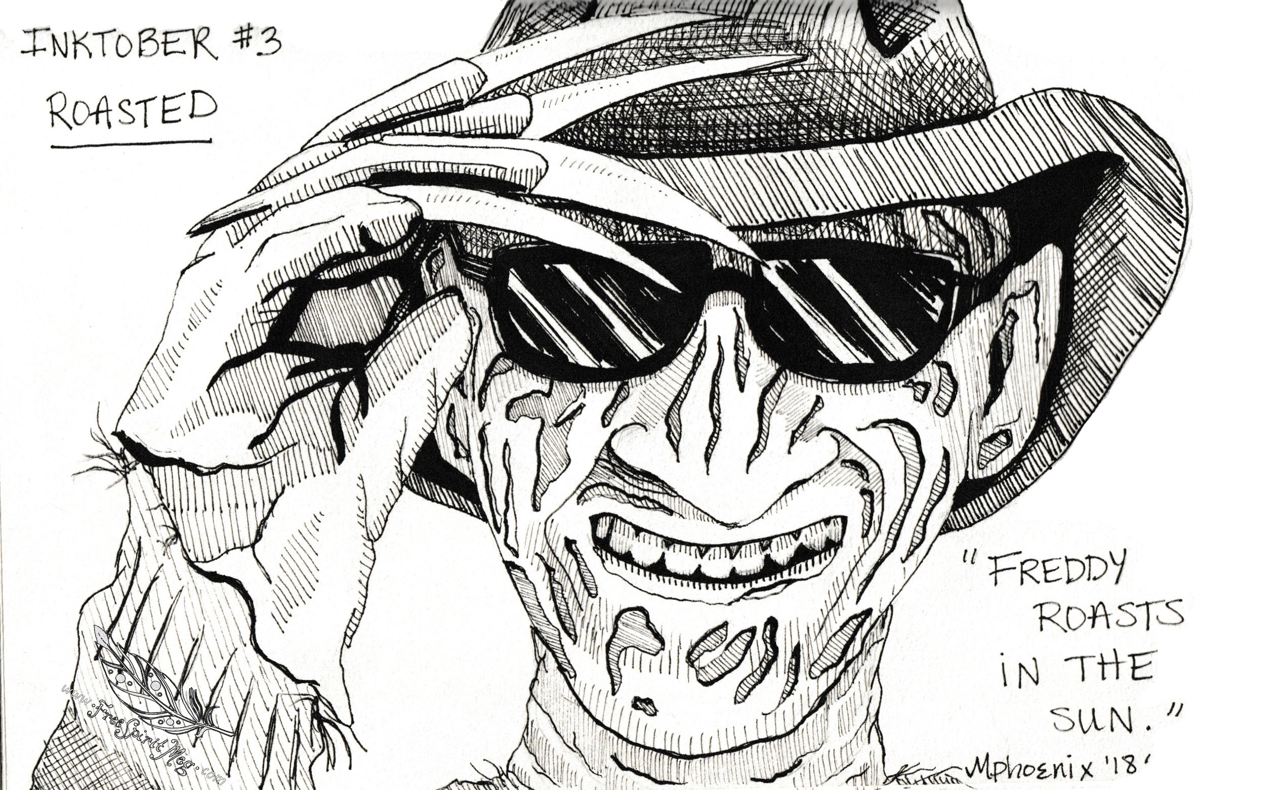 Inktober 2018 – Roasted