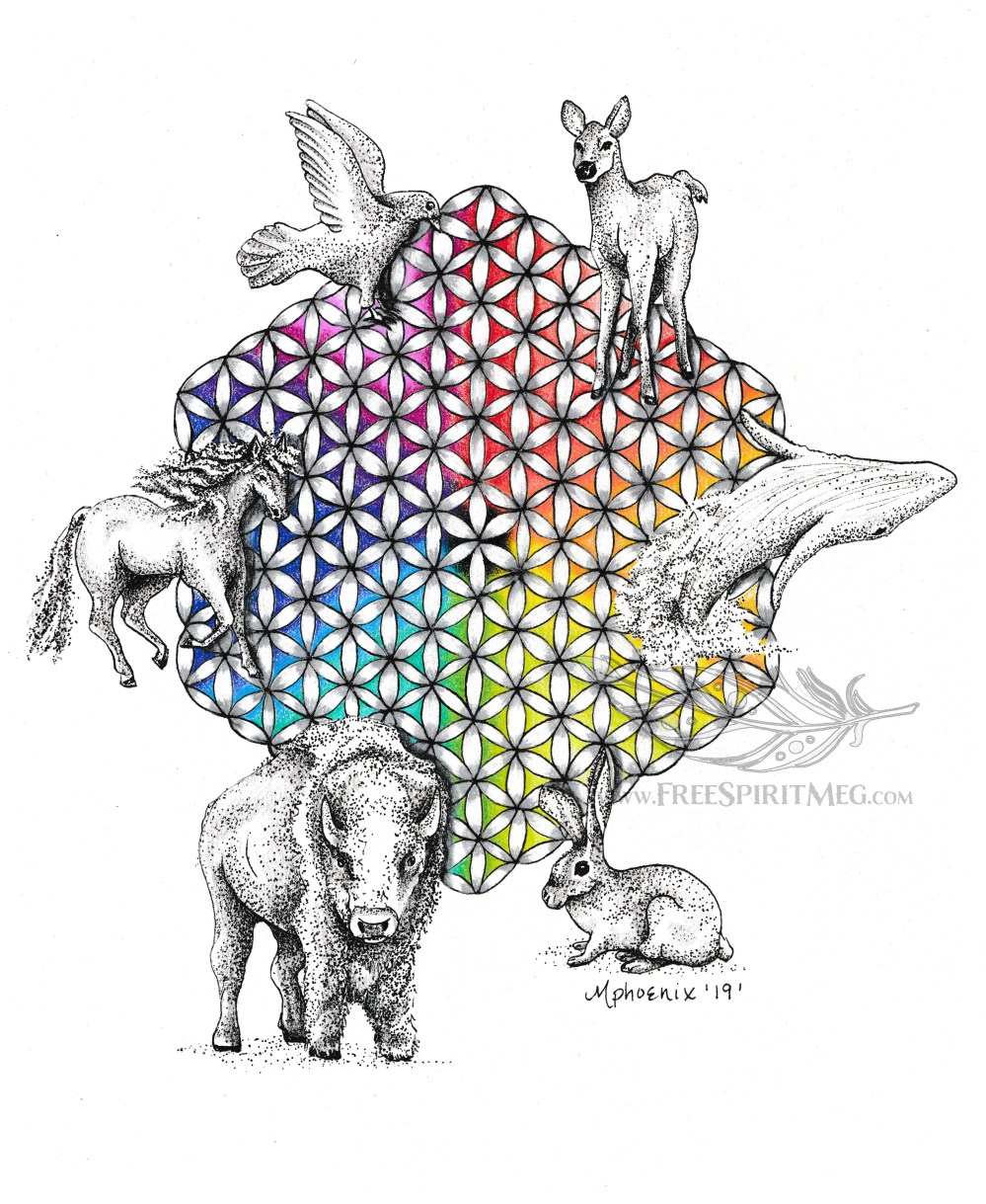 Totem Animals: White Animals and the Flower of Life (Part 1)