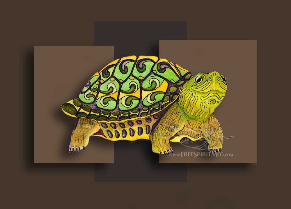 Turtle Totem Finished Piece