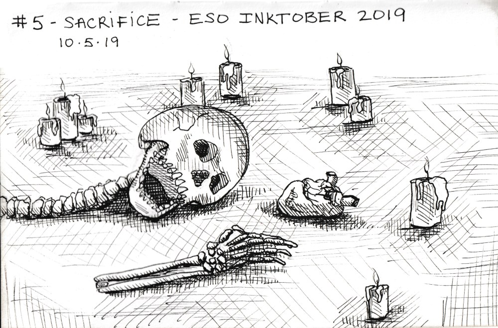 Inktober 2019 #5 – Sacrifice
