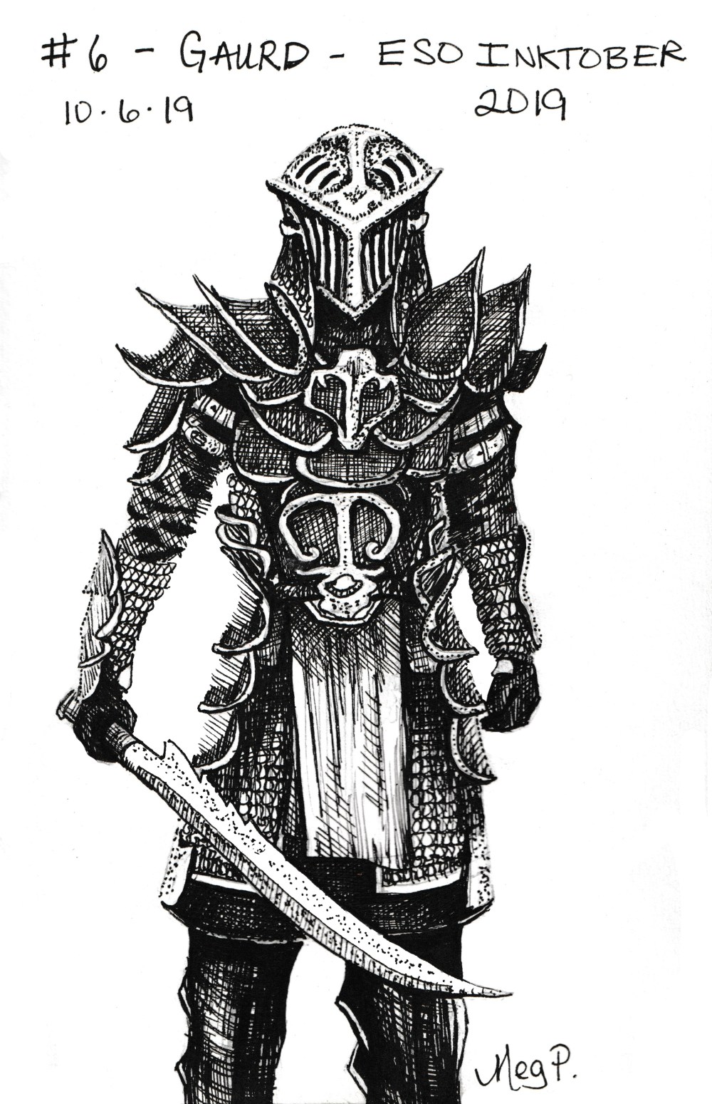 Inktober 2019 #6 – Guard