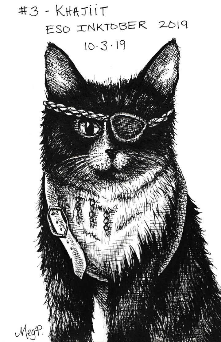 Inktober 2019 #3 – Khajiit