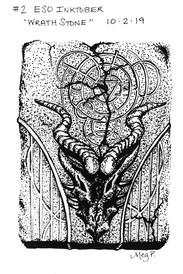 Inktober 2019 #2 – Wrathstone