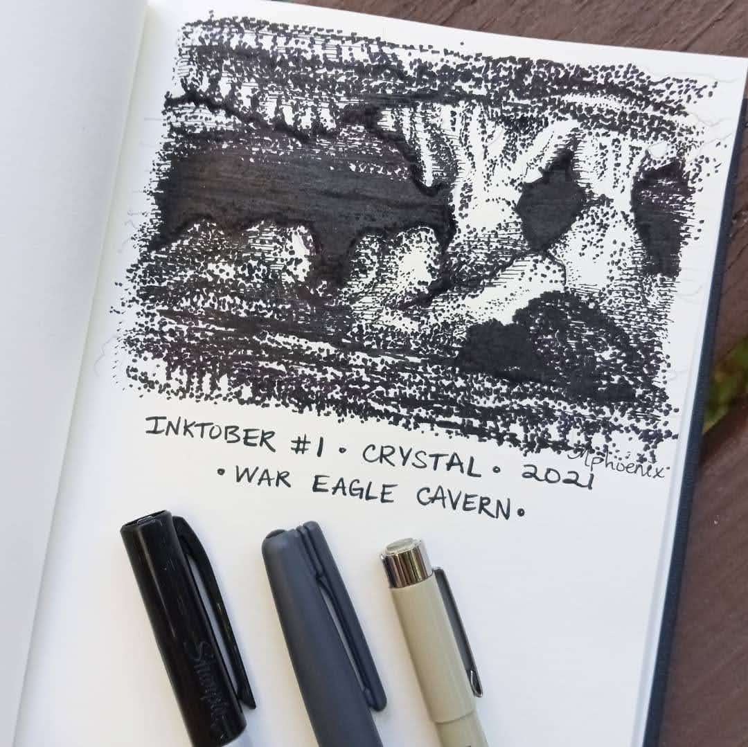 Inktober 2021 #1 – Crystal