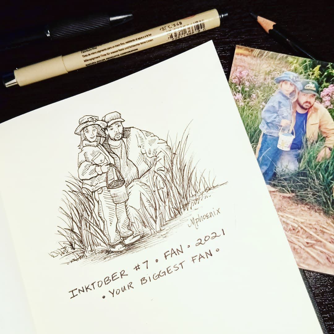 Inktober 2021 #7 – Fan