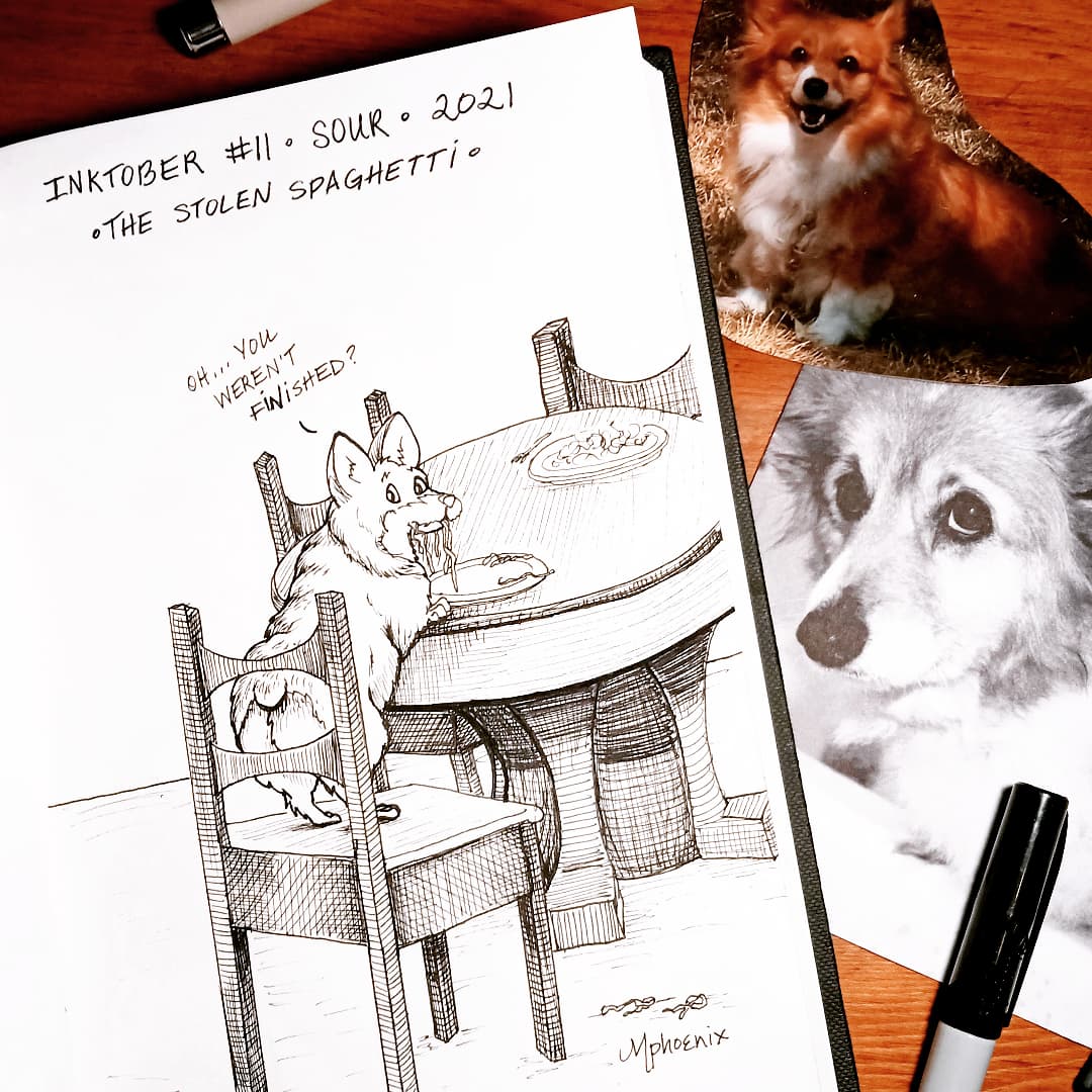 Inktober 2021 #11 – Sour