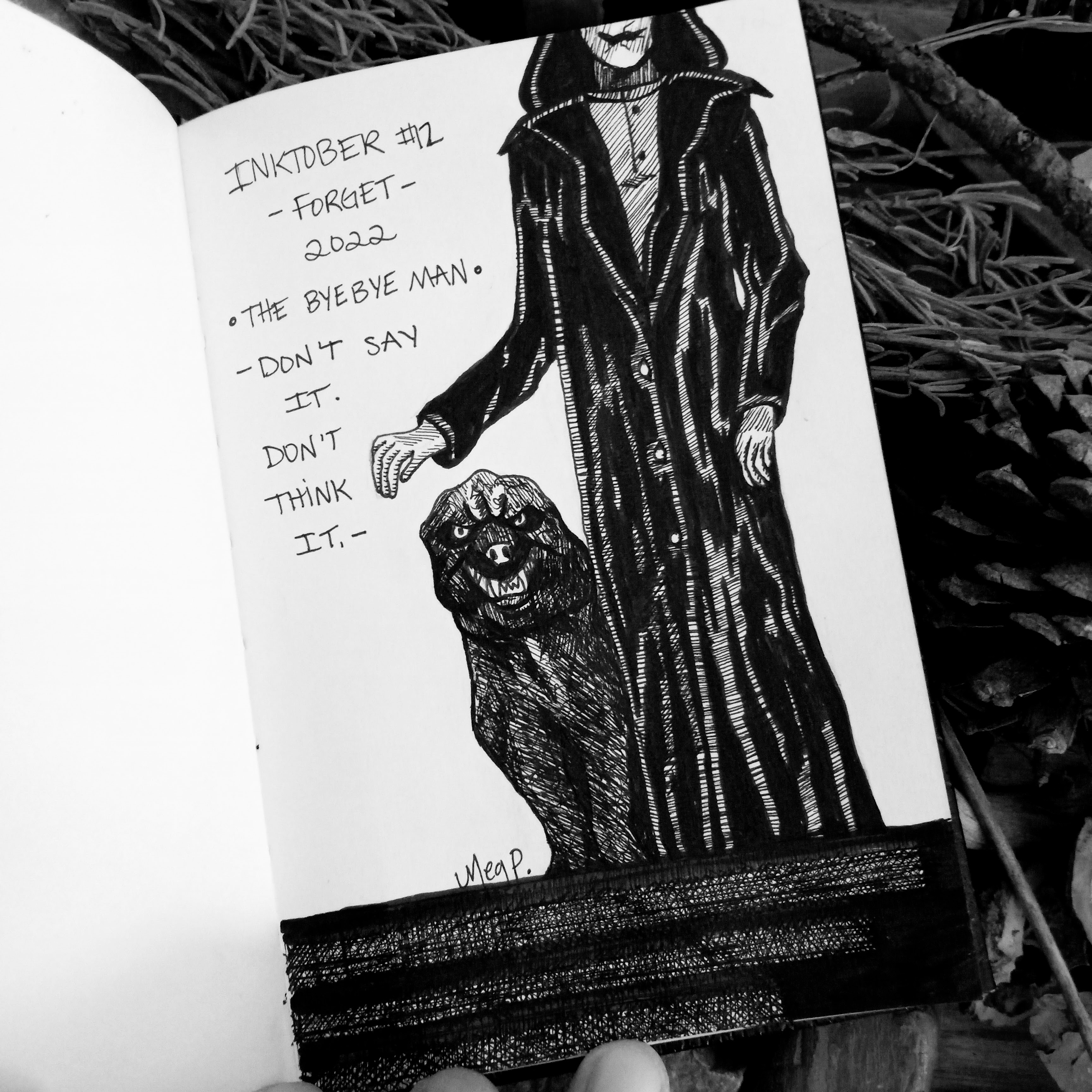 Inktober #12 – Forget – 2022